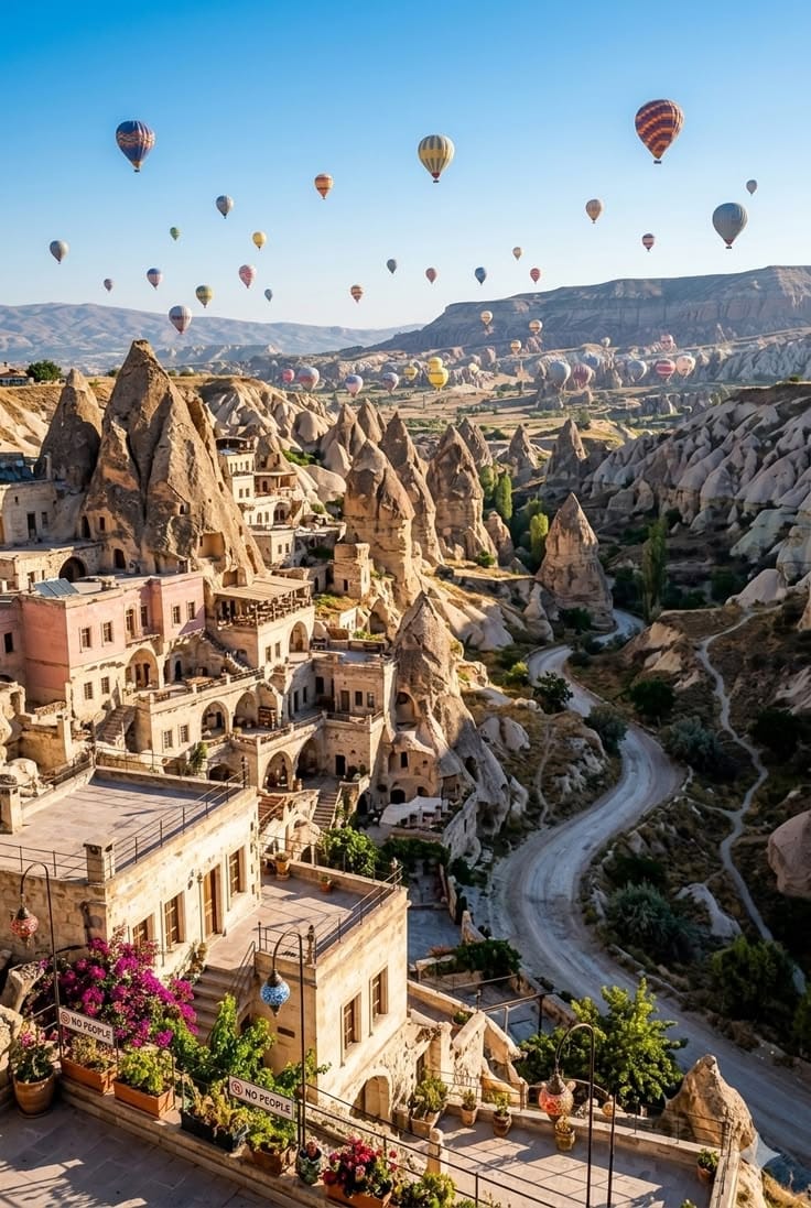 Reiseführer Kappadokien Türkei: Heißluftballons & Feenkamine